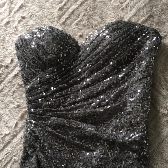 La Femme Sequin Prom Dress - Picture 3 of 8